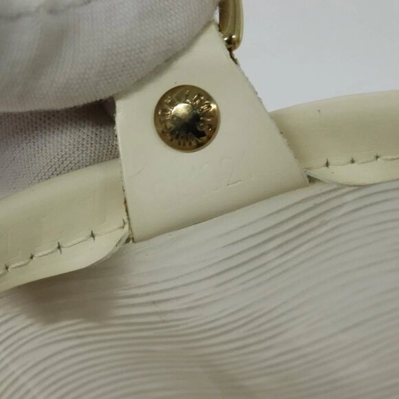 LOUIS VUITTON Epi Plage Mini Lagoon Bay Hand Bag White M92263 LV Auth 134761 - Picture 8 of 16